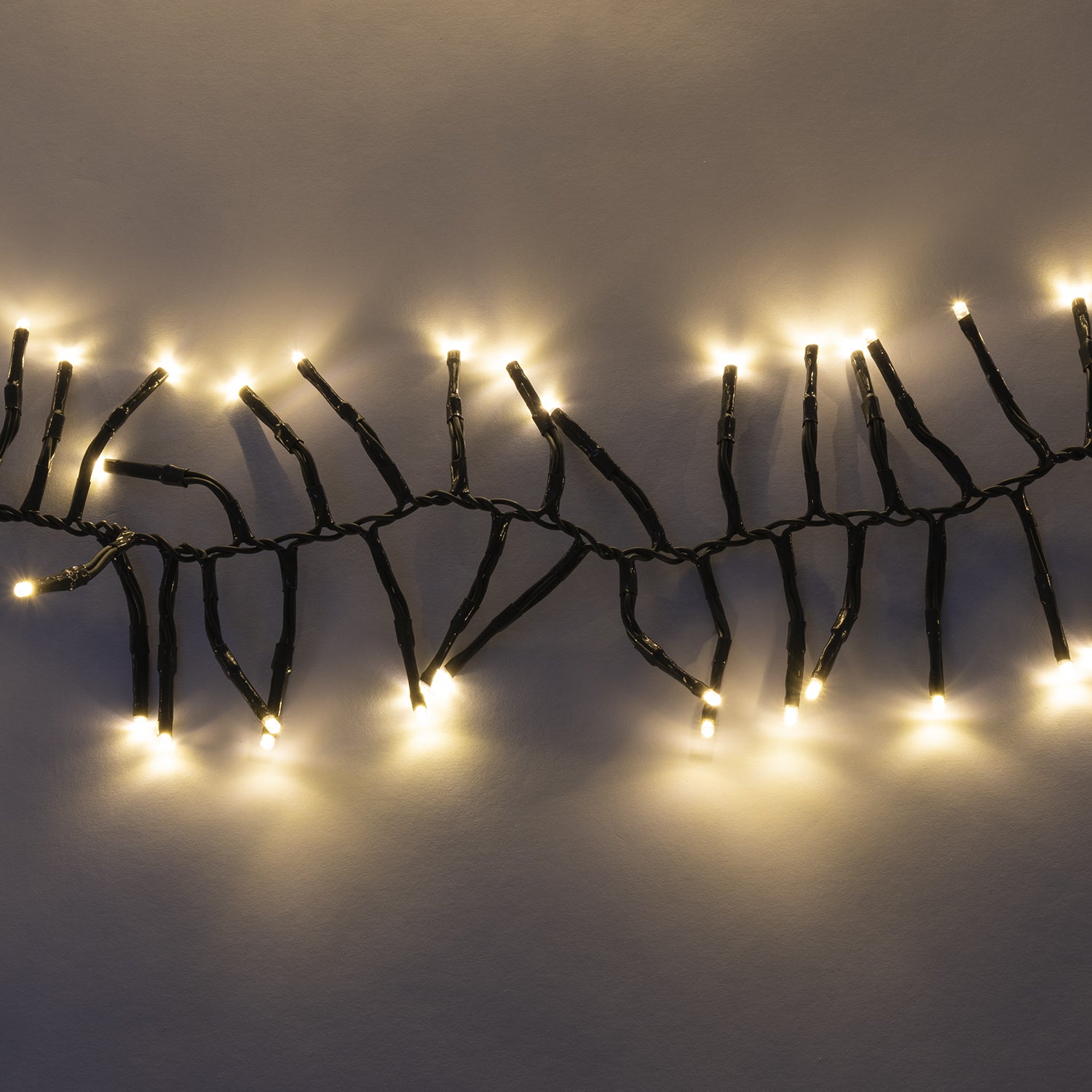 DICTROLUX - Catena Luminosa 1000 MicroLED Bianco Caldo Cluster 10 metri